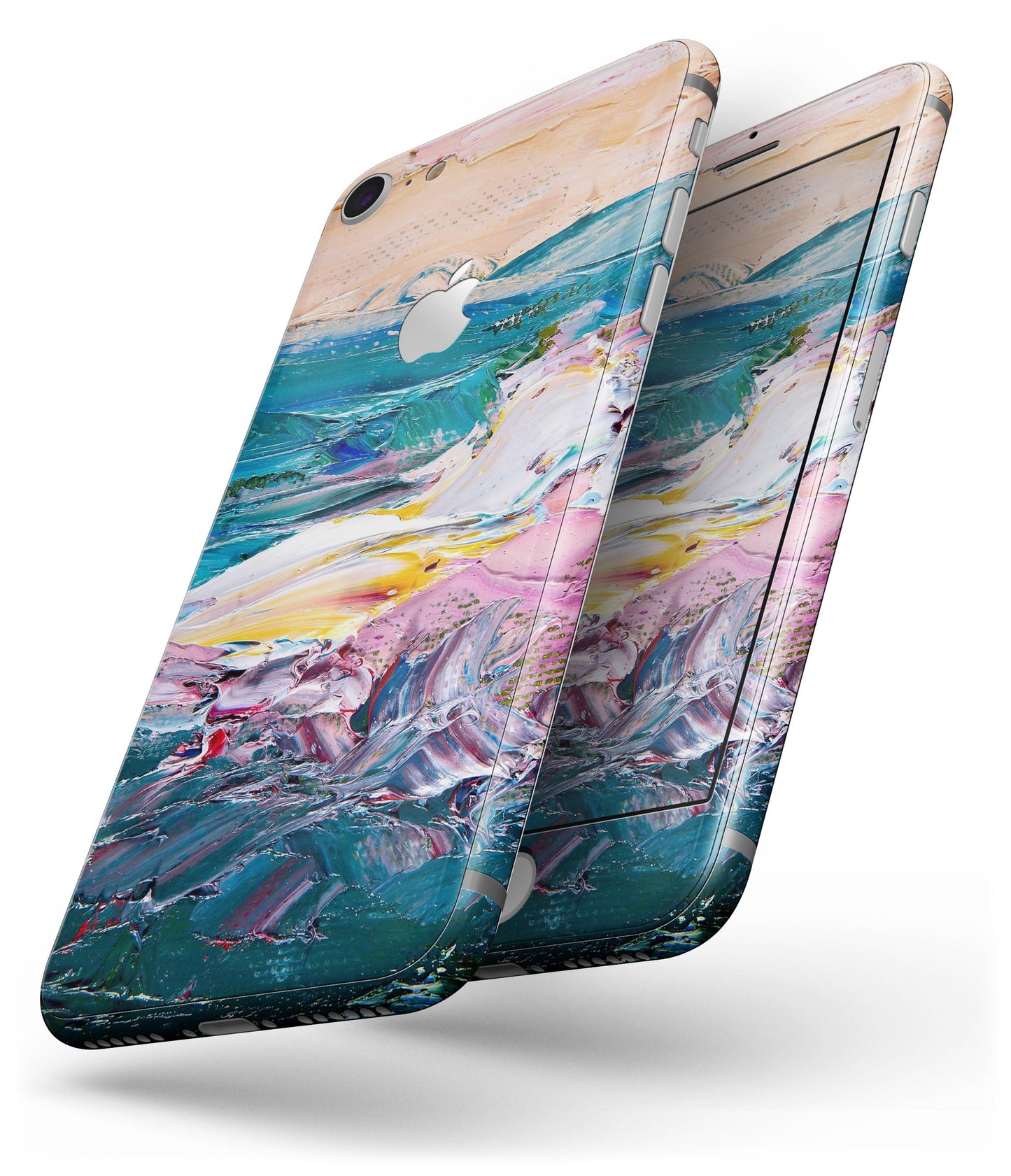 Abstract Oil Strokes - Skin-kit for the iPhone 8 or 8 Plus - Flair