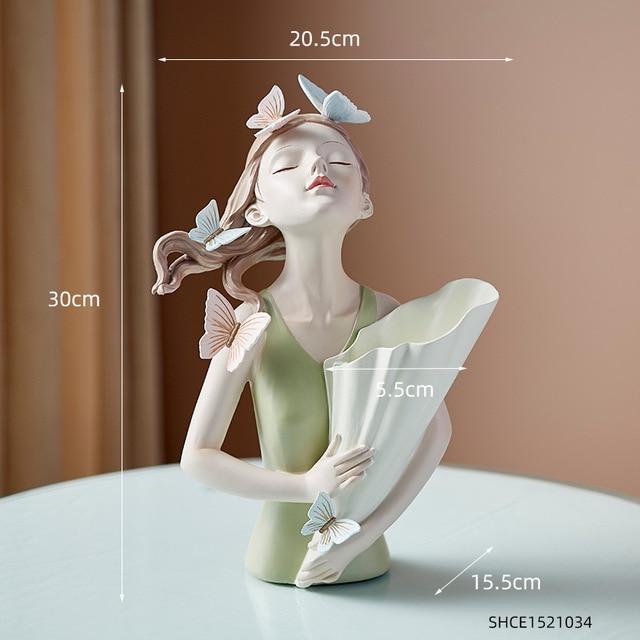 Butterfly Girl Resin Sculpture - Flair