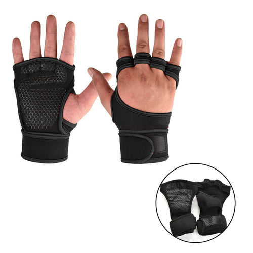 Sports Cross Training Gloves with Wrist Support for Fitness, WOD, Weightlifting, Gym Workout & Powerlifting - no Calluses - Men & Women. - Flair