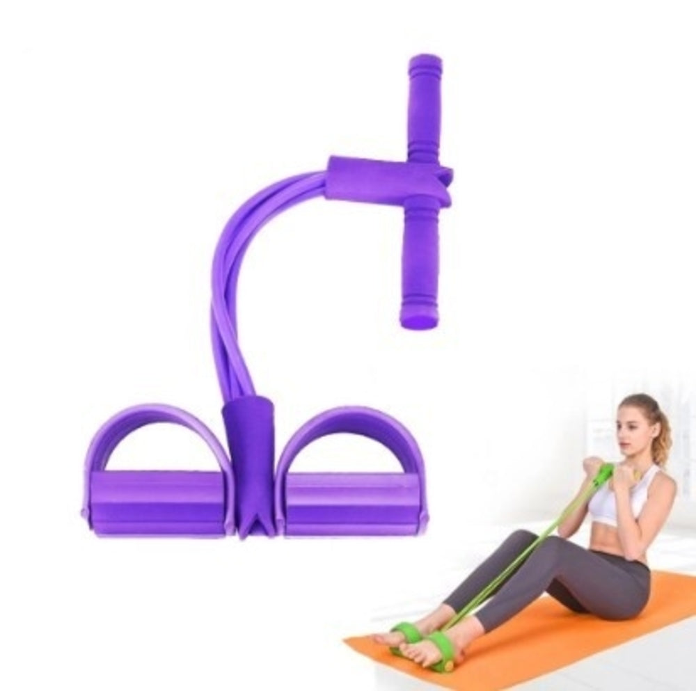 Portable Fitness Resistance Band with Pedal - Flair
