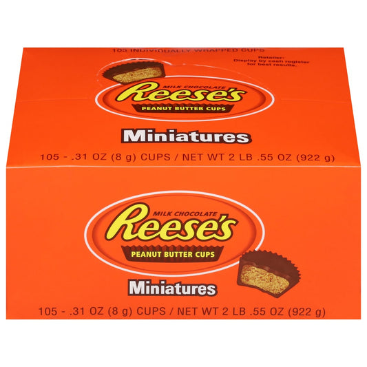Reese's Peanut Butter Cups miniatures 105 count