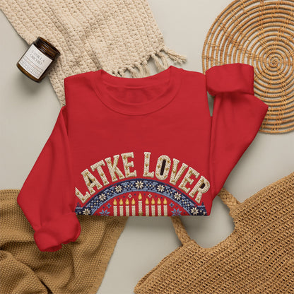 Latke Lover Hanukkah Sweatshirt – Funny Jewish Holiday Crewneck