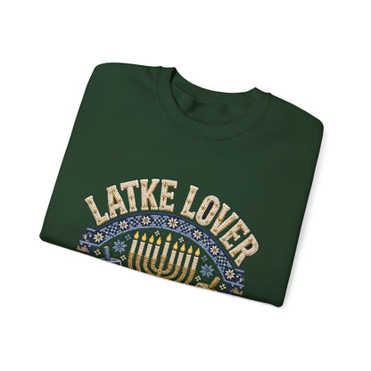 Latke Lover Hanukkah Sweatshirt – Funny Jewish Holiday Crewneck