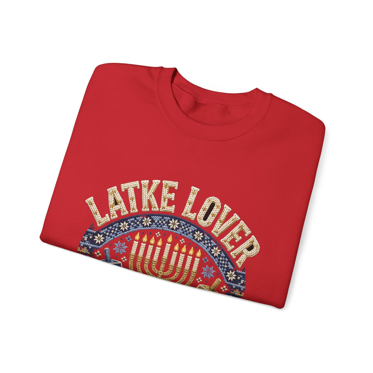 Latke Lover Hanukkah Sweatshirt – Funny Jewish Holiday Crewneck