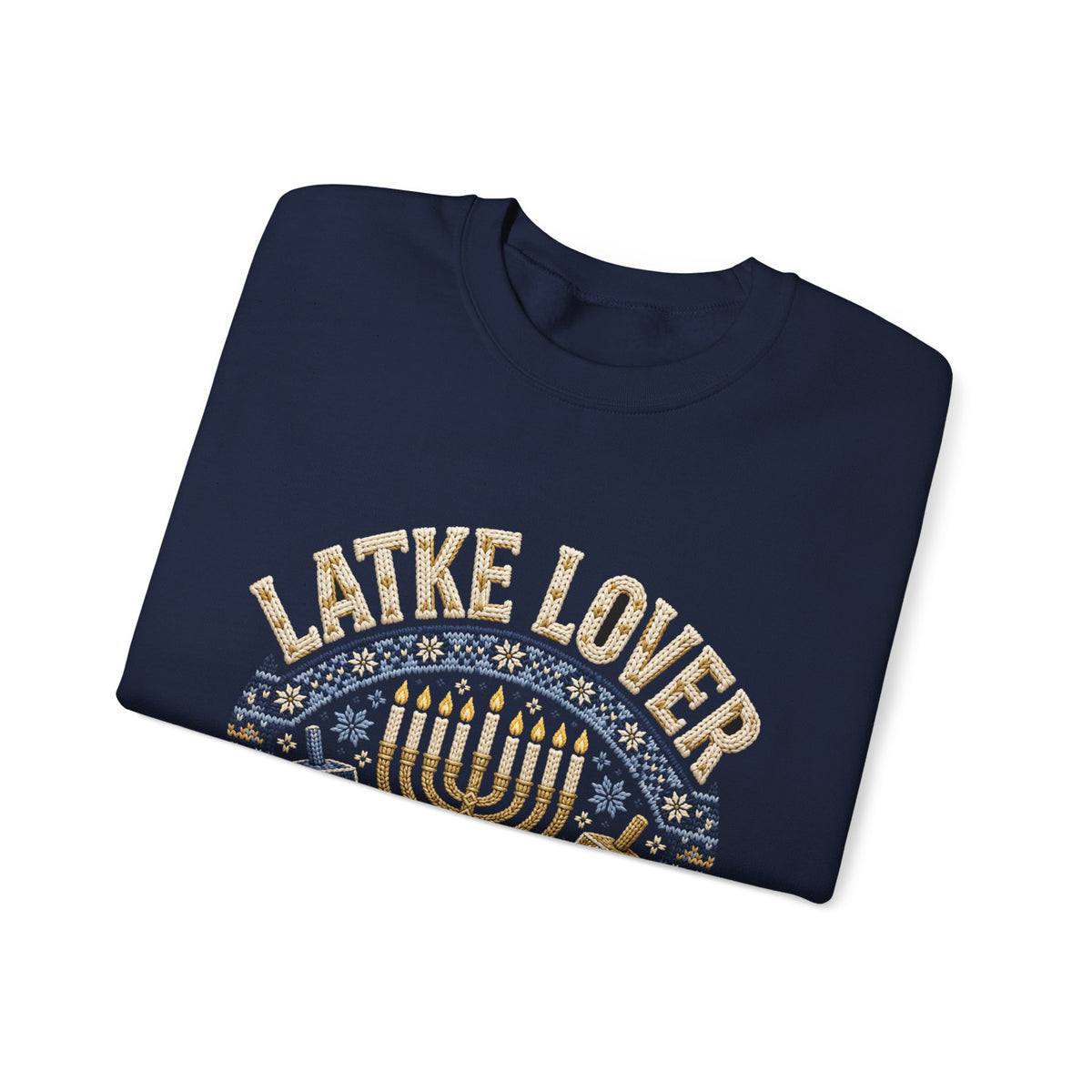 Latke Lover Hanukkah Sweatshirt – Funny Jewish Holiday Crewneck