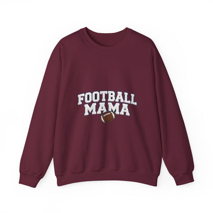 Football Mama Sweatshirt – Game Day Puff Letter Crewneck for Sports Moms