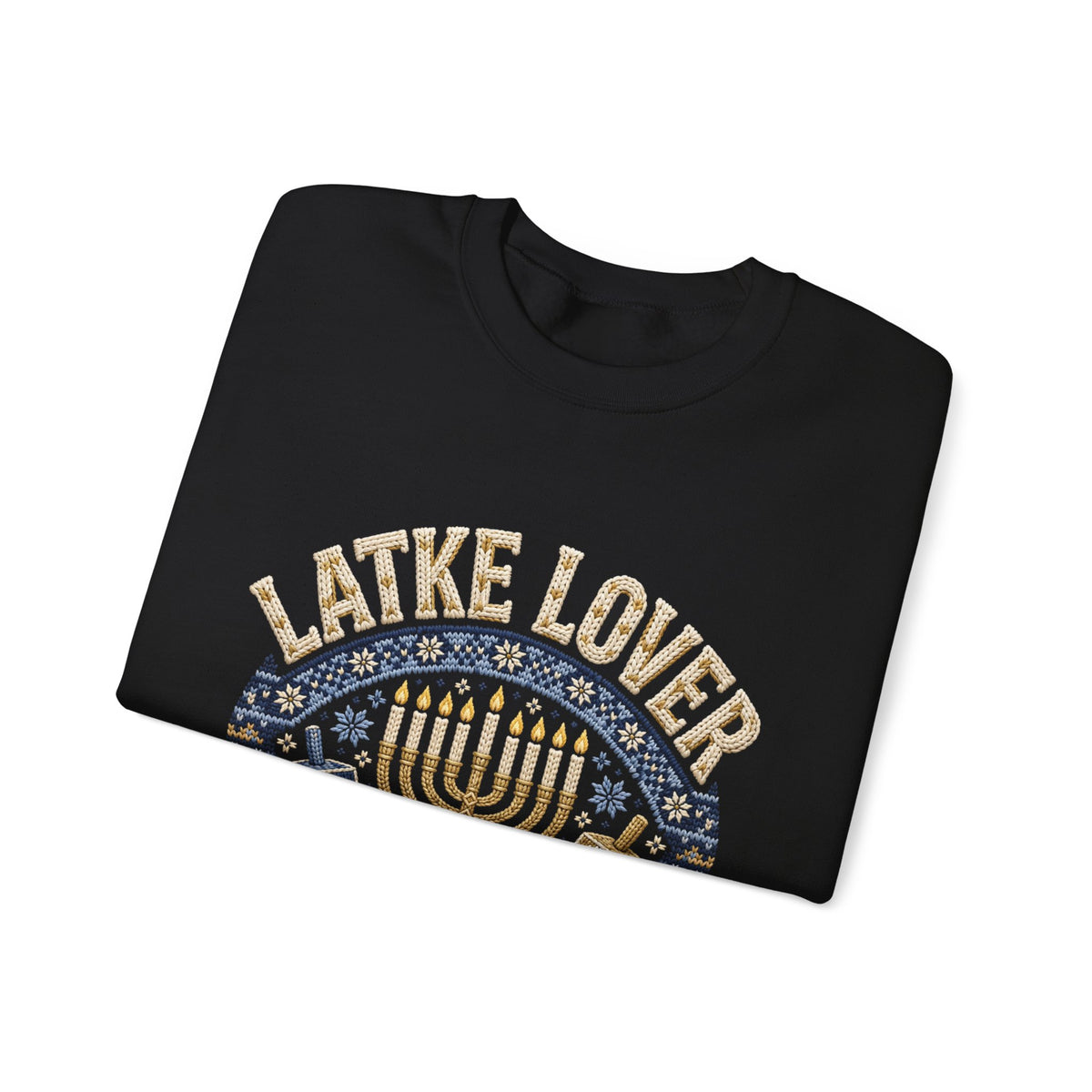 Latke Lover Hanukkah Sweatshirt – Funny Jewish Holiday Crewneck