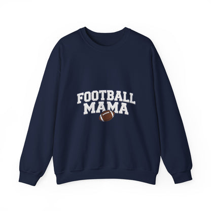 Football Mama Sweatshirt – Game Day Puff Letter Crewneck for Sports Moms