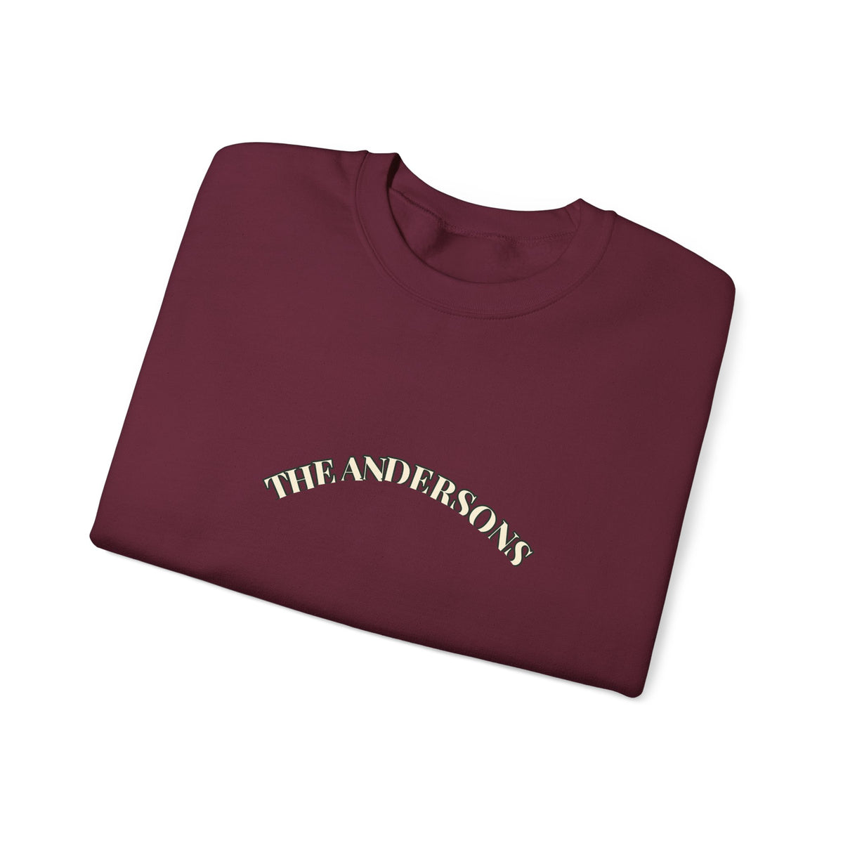 Personalized Family Name Christmas Sweatshirt 2026 – Printed Varsity Crewneck, Custom Family Christmas Gift