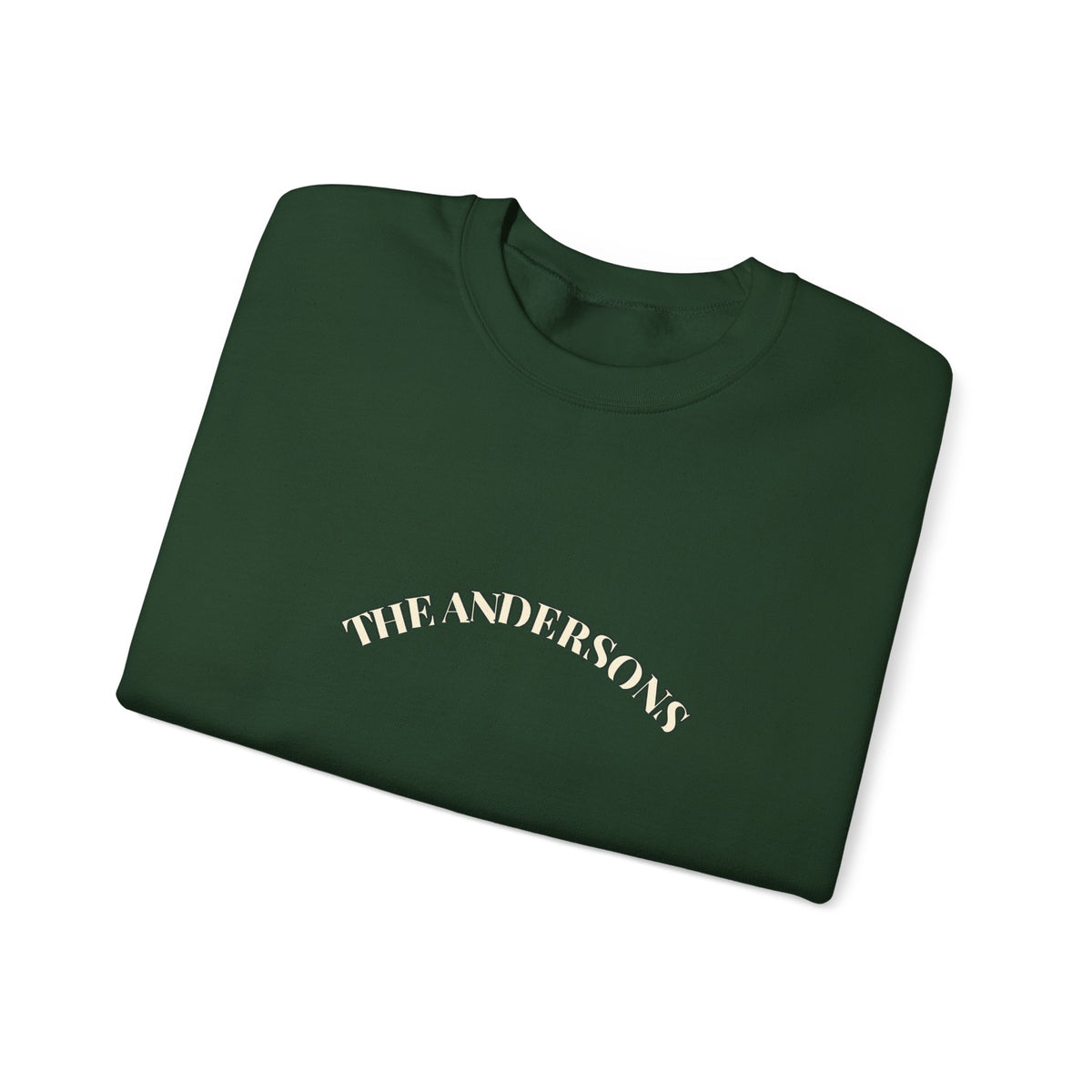 Personalized Family Name Christmas Sweatshirt 2026 – Printed Varsity Crewneck, Custom Family Christmas Gift