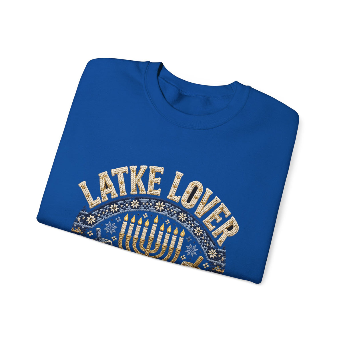 Latke Lover Hanukkah Sweatshirt – Funny Jewish Holiday Crewneck