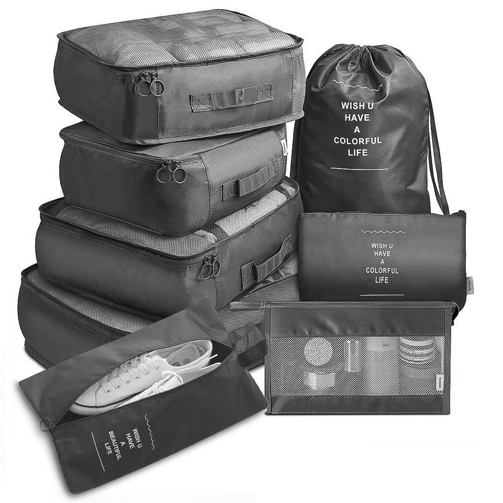 8-Piece Travel Organizer Set: Luggage Dividers for Clothes, Underwear, Shoes, and More