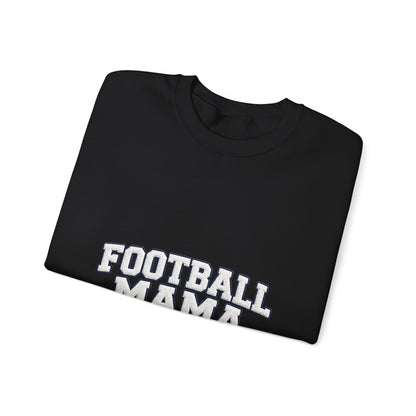 Football Mama Sweatshirt – Game Day Puff Letter Crewneck for Sports Moms