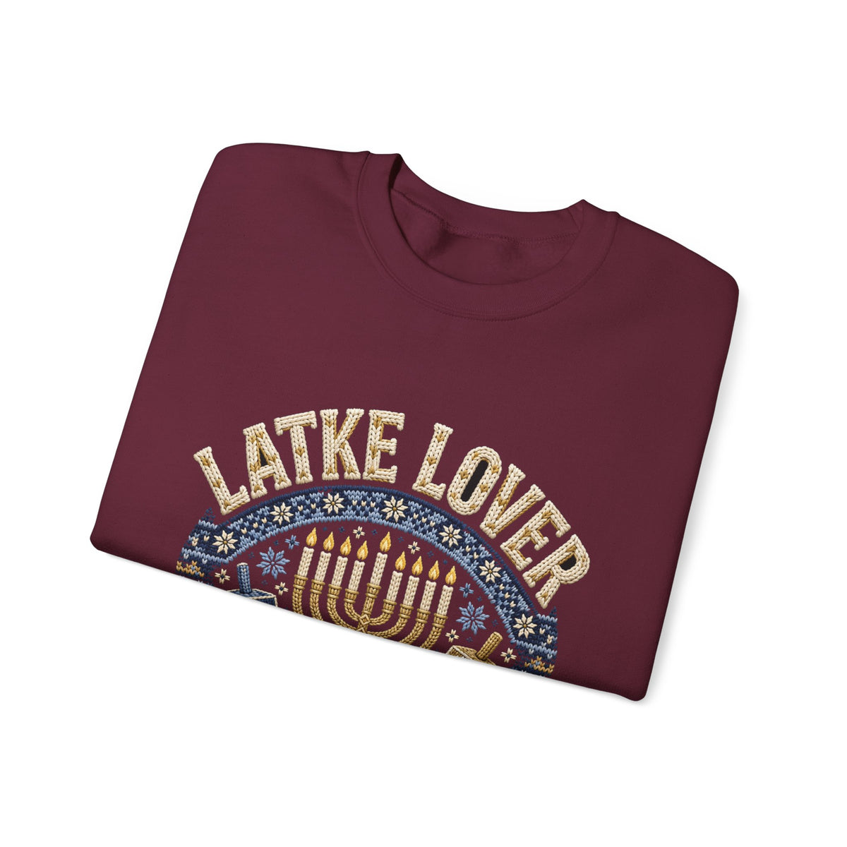 Latke Lover Hanukkah Sweatshirt – Funny Jewish Holiday Crewneck