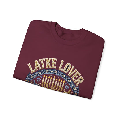 Latke Lover Hanukkah Sweatshirt – Funny Jewish Holiday Crewneck