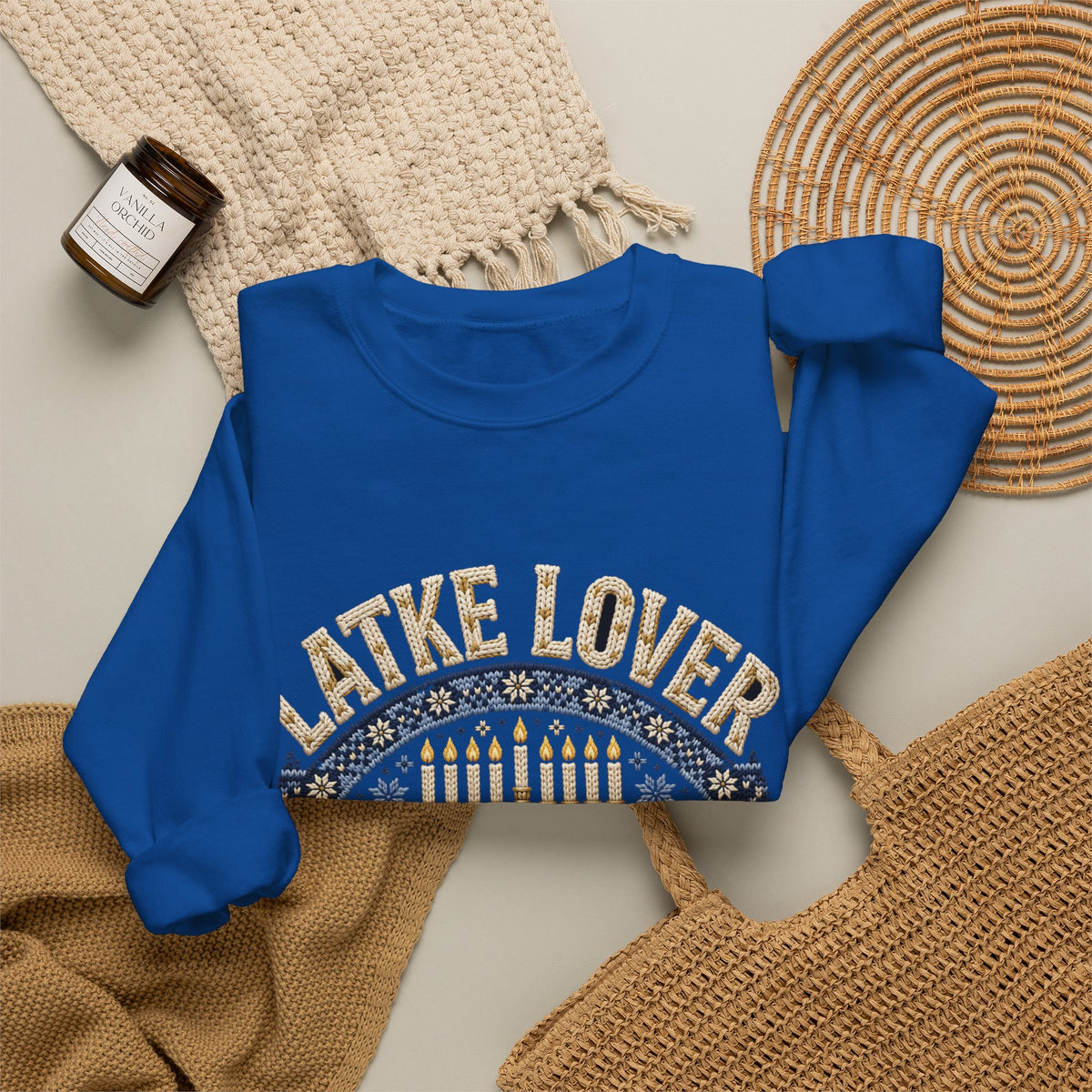 Latke Lover Hanukkah Sweatshirt – Funny Jewish Holiday Crewneck