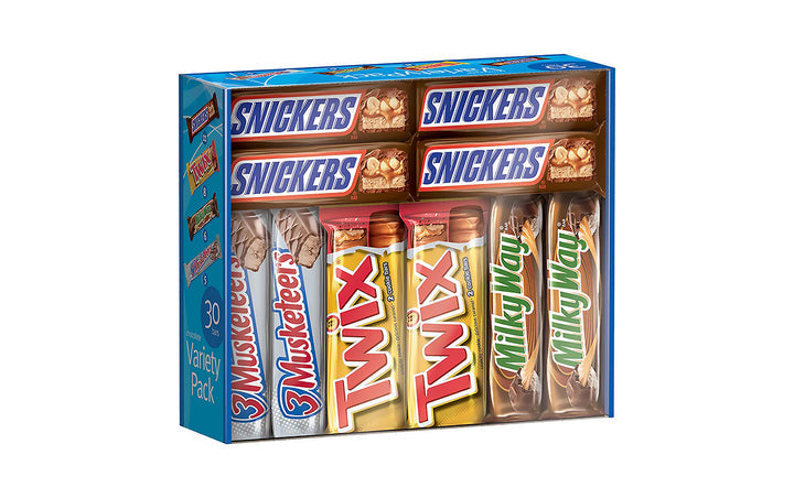 Mars full-size candy bars variety pack 30 count