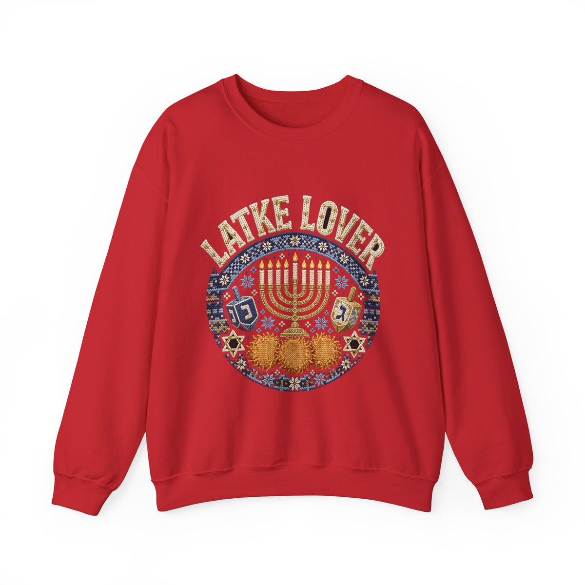 Latke Lover Hanukkah Sweatshirt – Funny Jewish Holiday Crewneck