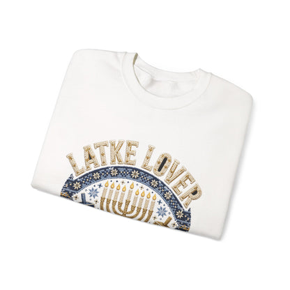Latke Lover Hanukkah Sweatshirt – Funny Jewish Holiday Crewneck