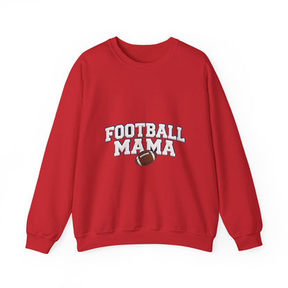 Football Mama Sweatshirt – Game Day Puff Letter Crewneck for Sports Moms