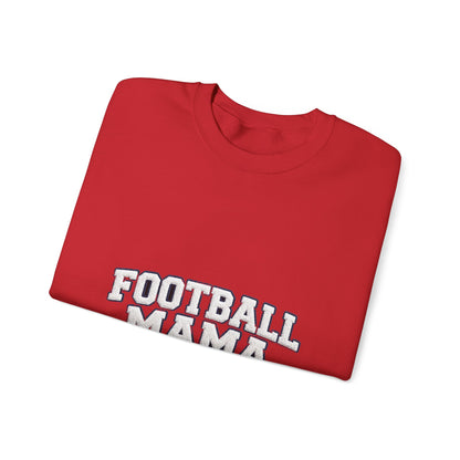 Football Mama Sweatshirt – Game Day Puff Letter Crewneck for Sports Moms