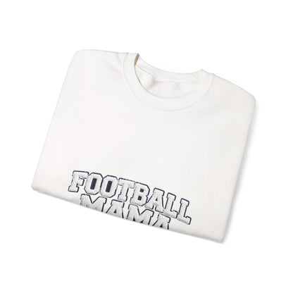Football Mama Sweatshirt – Game Day Puff Letter Crewneck for Sports Moms