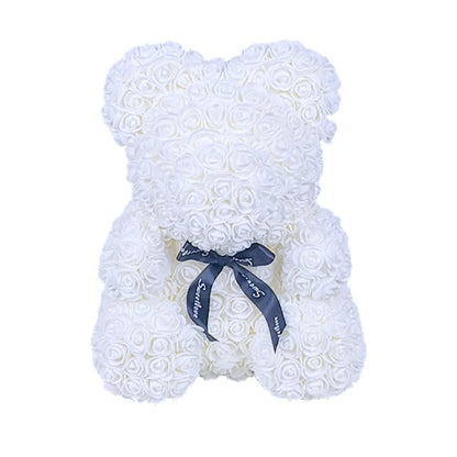 Charm and Love in Every Hug: 25cm Rose Teddy Bear for Valentine's Day