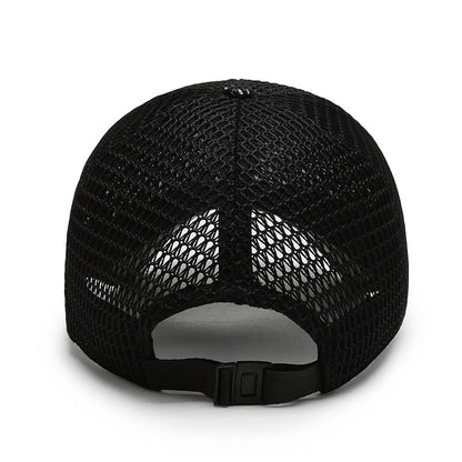 Summer Mesh Baseball Cap for Men and Women: Trucker-Style Mesh Hat for Outdoor Sports and Running