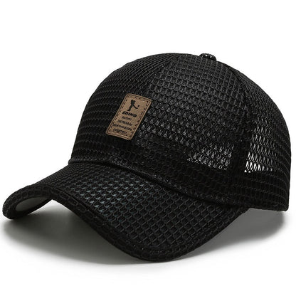 Summer Mesh Baseball Cap for Men and Women: Trucker-Style Mesh Hat for Outdoor Sports and Running