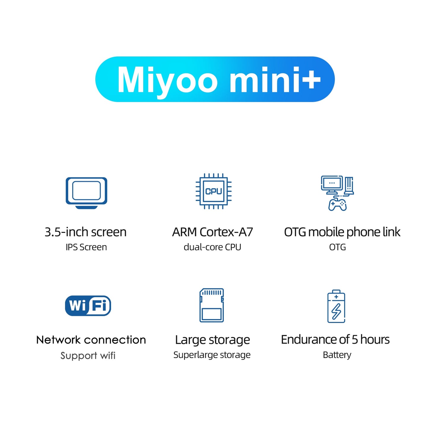 Enhance your gaming experience with the Miyoo Mini Plus Handheld Console