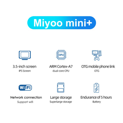 Enhance your gaming experience with the Miyoo Mini Plus Handheld Console