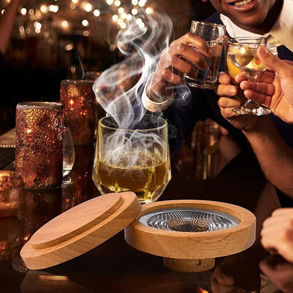 Cocktail Smoker Kit for Father's Day 2024: 8 Flavors - Unique Gift for Whiskey and Cheese Lovers