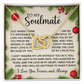 Christmas Gift for Her – Interlocking Hearts Necklace (Rose Gold/18K Gold)