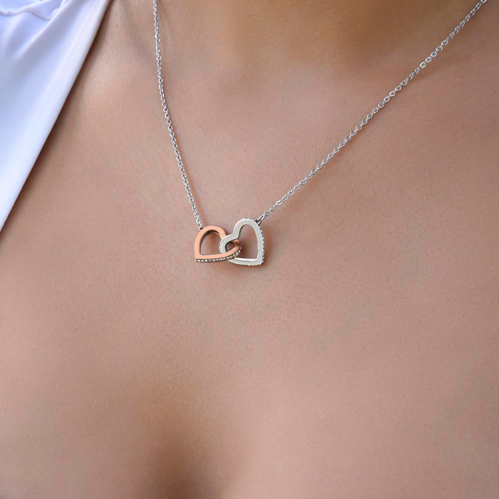 Interlocking Hearts Necklace 💕 Perfect Valentine’s Day Gift for Her - Dsflair