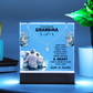 Heartfelt Keepsake Bundle: Personalized LED Acrylic Sign & Alluring Beauty Necklace - Dsflair