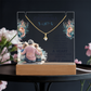 Heartfelt Keepsake Bundle: Personalized LED Acrylic Sign & Alluring Beauty Necklace - Dsflair