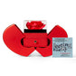 Valentine's Day Forever Love Necklace – Romantic Gift in Red Heart Rose Box - Dsflair