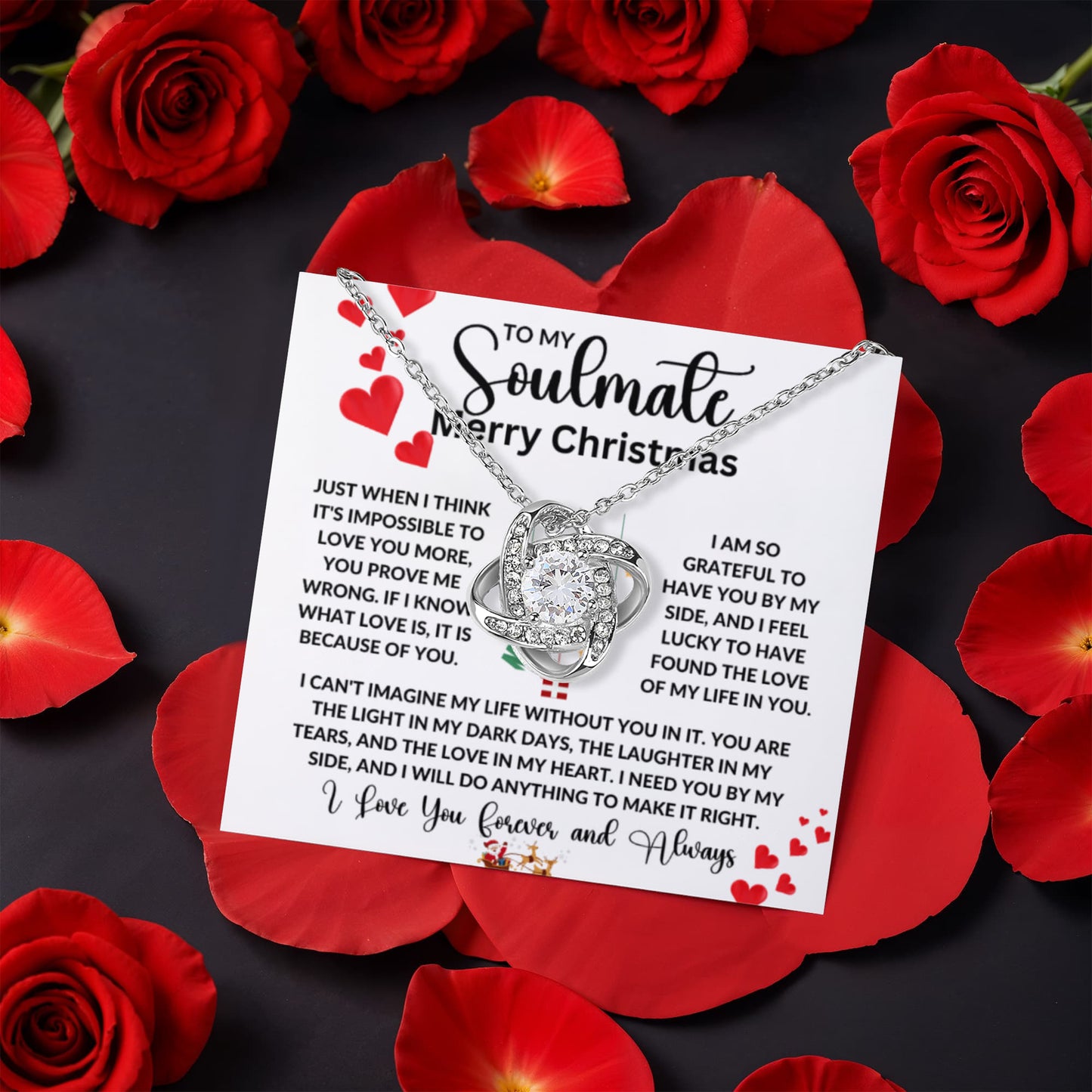 Love Knot with Rotating Rose Gift Box meticulously preserved rose that never fades - Dsflair