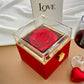 Love Knot with Rotating Rose Gift Box meticulously preserved rose that never fades - Dsflair