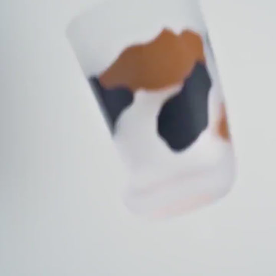 Cute Cat Paws Glass Mug