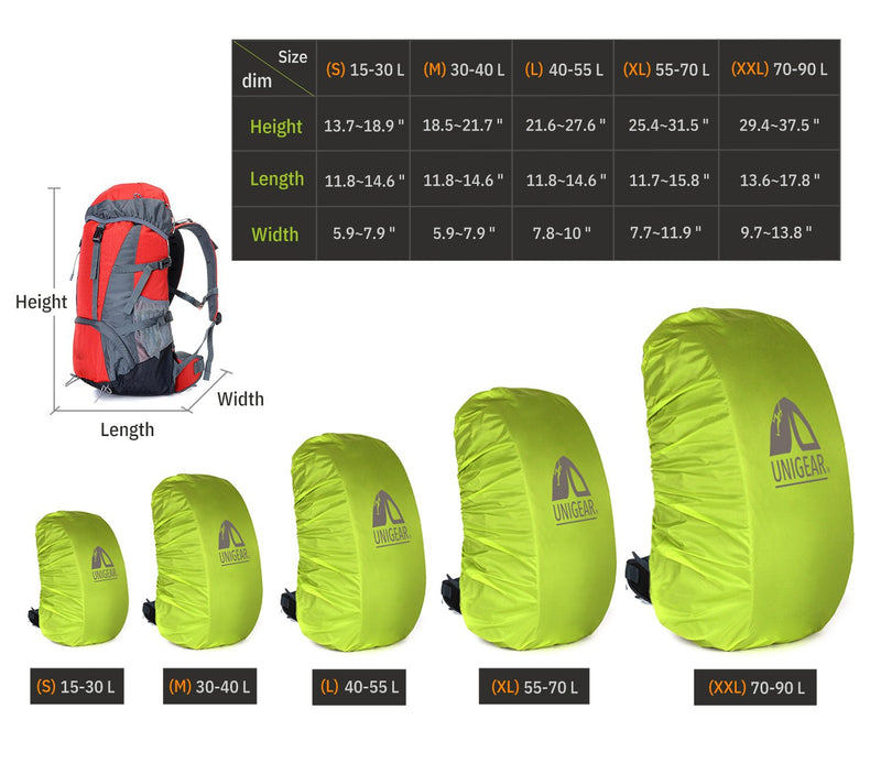 Backpack Rain Cover - Waterproof 5000mm 10L~90L -  Flair 