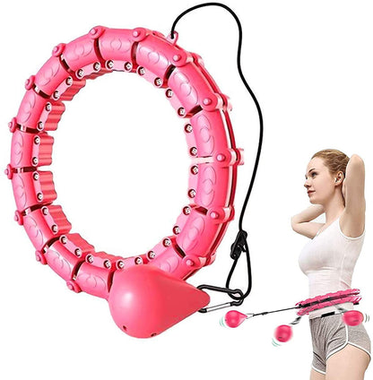 18-24Knots Adjustable Exercise Hoop Smart Exercise Hoop Weight Loss -  Flair 