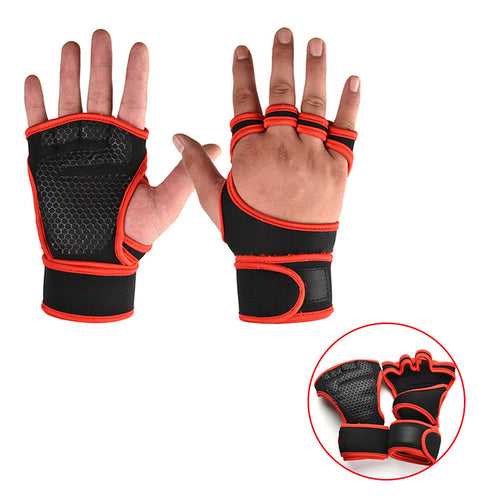 Sports Cross Training Gloves with Wrist Support for Fitness, WOD, Weightlifting, Gym Workout & Powerlifting -  no Calluses - Men & Women. -  Flair 