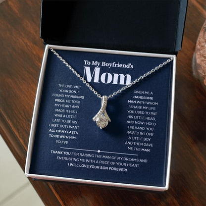 To My Boyfriend's Mom - I Will Love Your Son Forever - Alluring Beauty Necklace