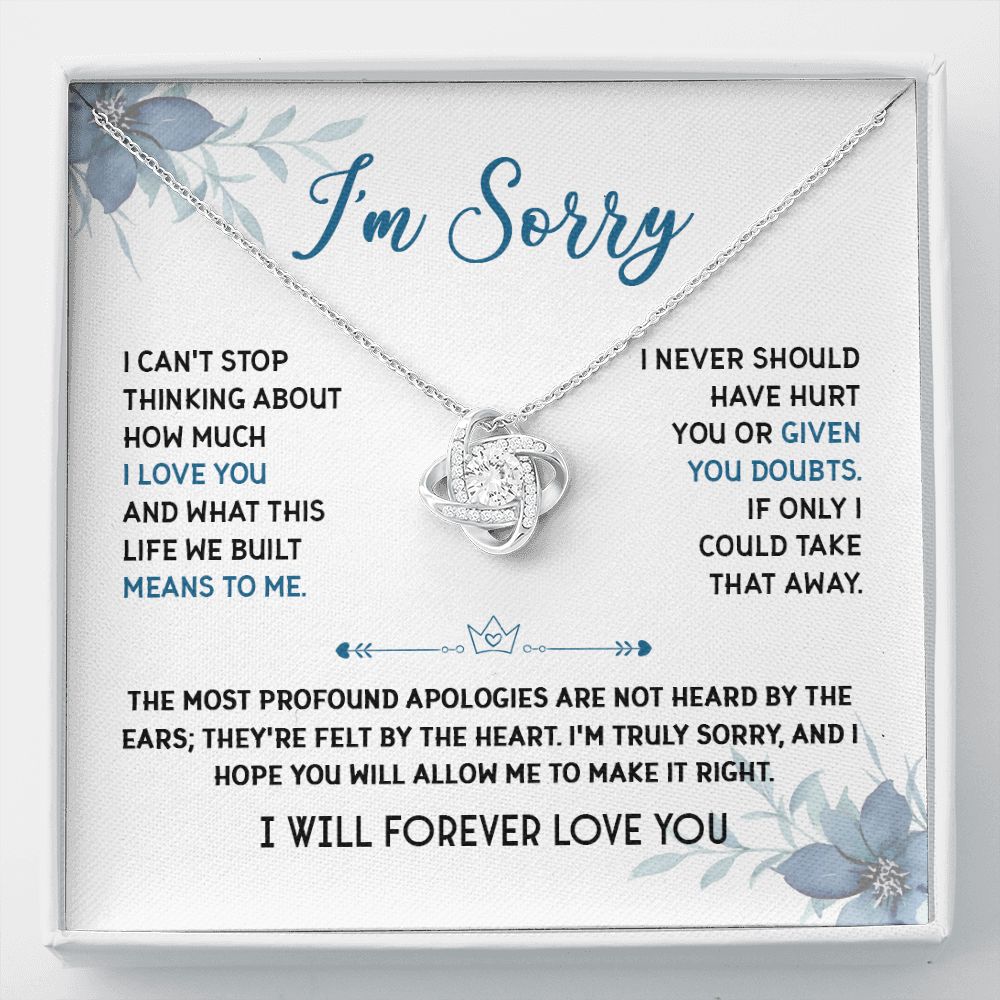 Love Necklace jewelry for women-apology necklace