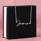 Apology Gift For Her - Personalized Name Necklace